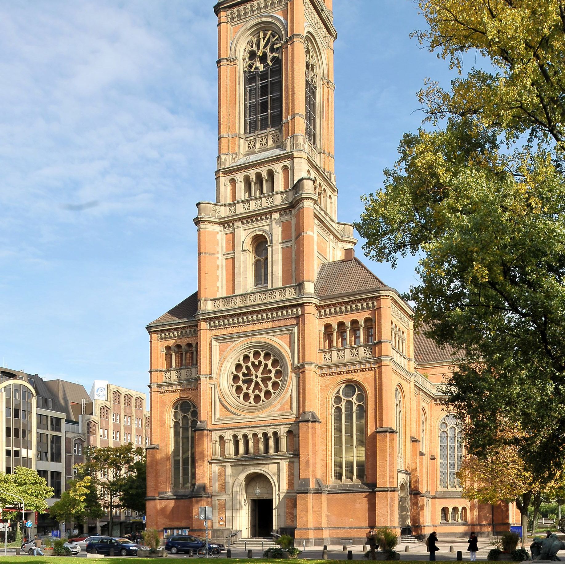 Johanneskirche Düsseldorf Innenstadt; Foto: evdus