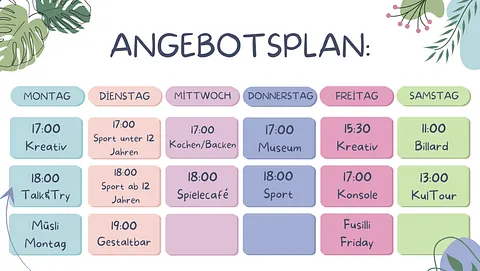 Angebotsplan Anne-Frank-Haus; Foto: evdus