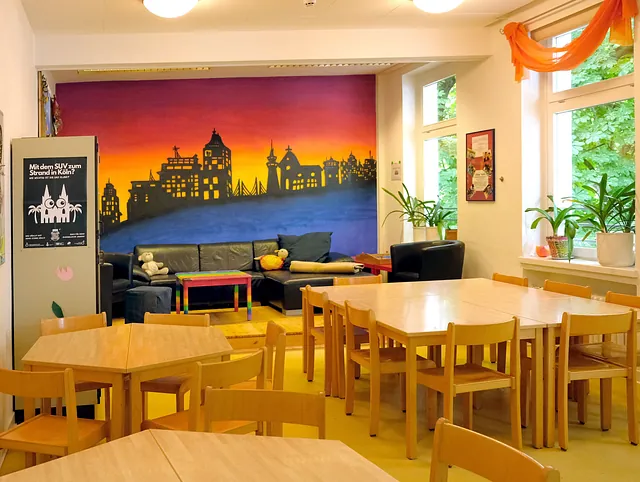 Hier könnt ihr essen und chillen; Foto: Sergej Lepke