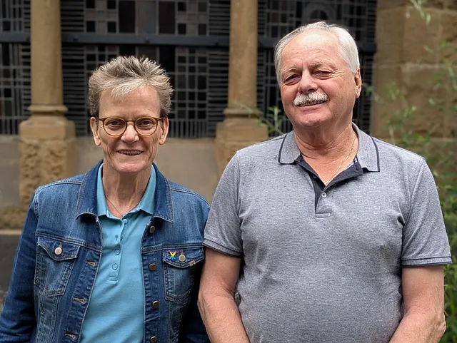 Martina Mohr und Wolfgang Hoyer; Foto: evdus