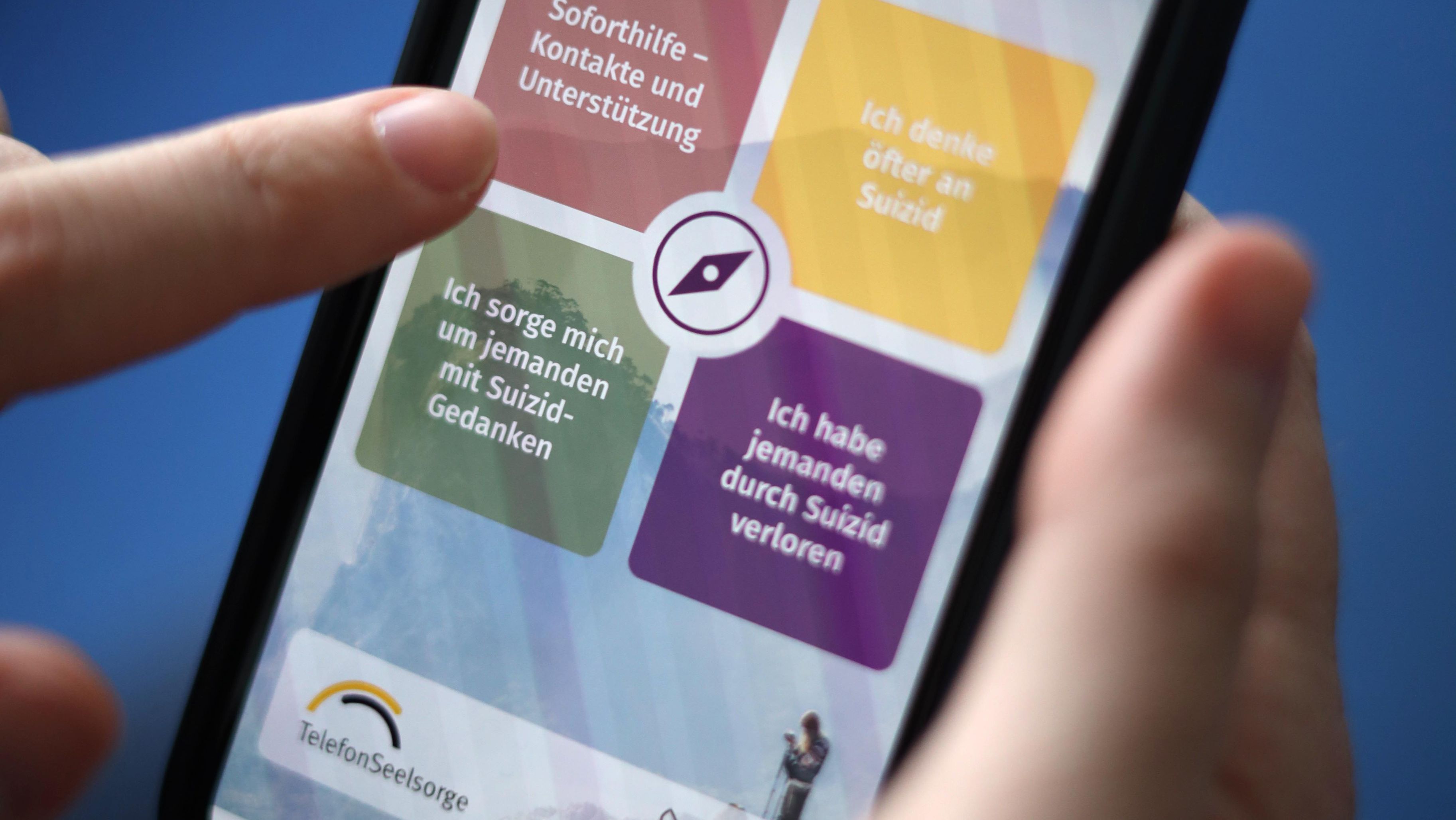 Die App Krisenkompass; Foto: Fundus