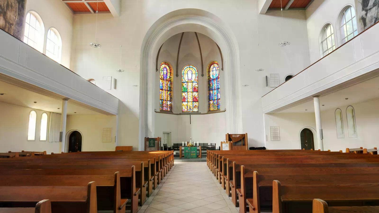 Innenraum Friedenskirche; Foto: Gemeinde