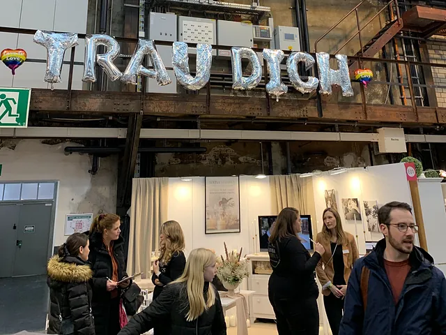 Die Evangelische Kirche in Düsseldorf auf der "Trau Dich"; Foto: evdus