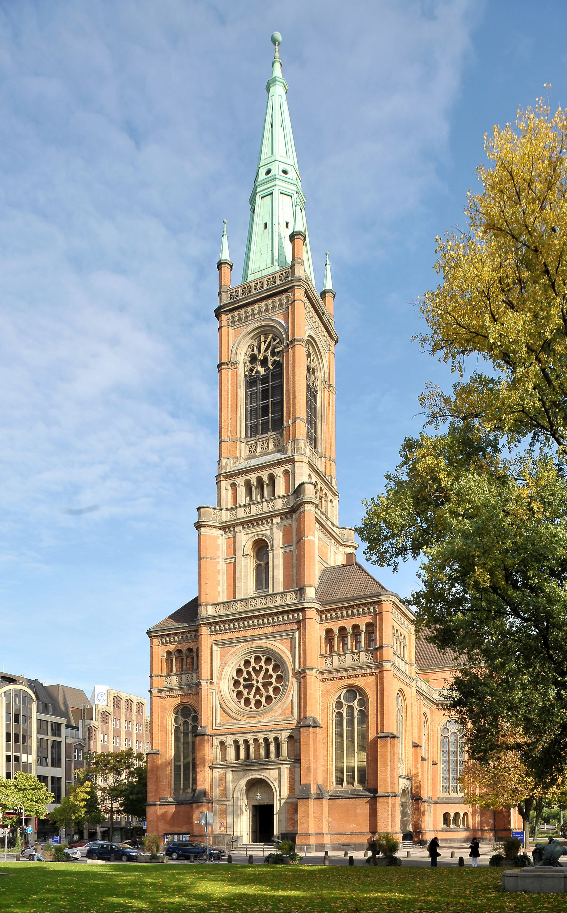Evangelische Stadtkirche Düsseldorf Johanneskirche, Foto: Götz